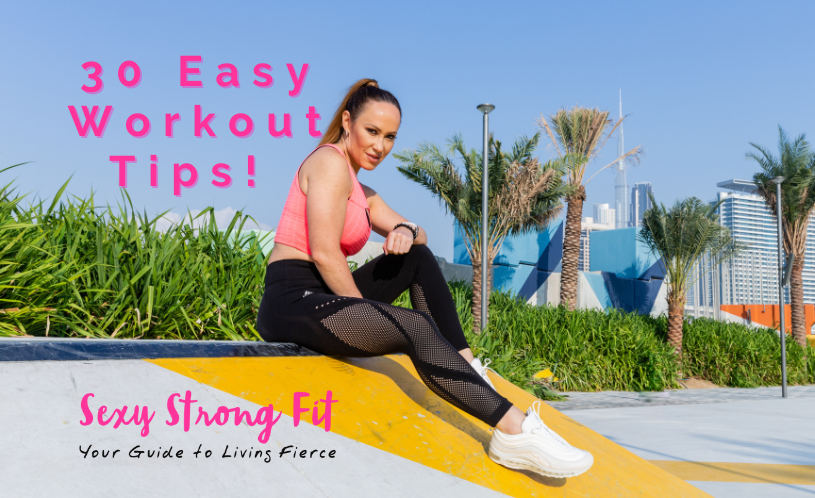 30 Easy Workout Tips